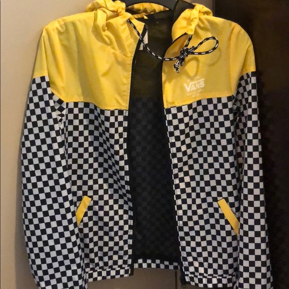 vans windbreaker yellow